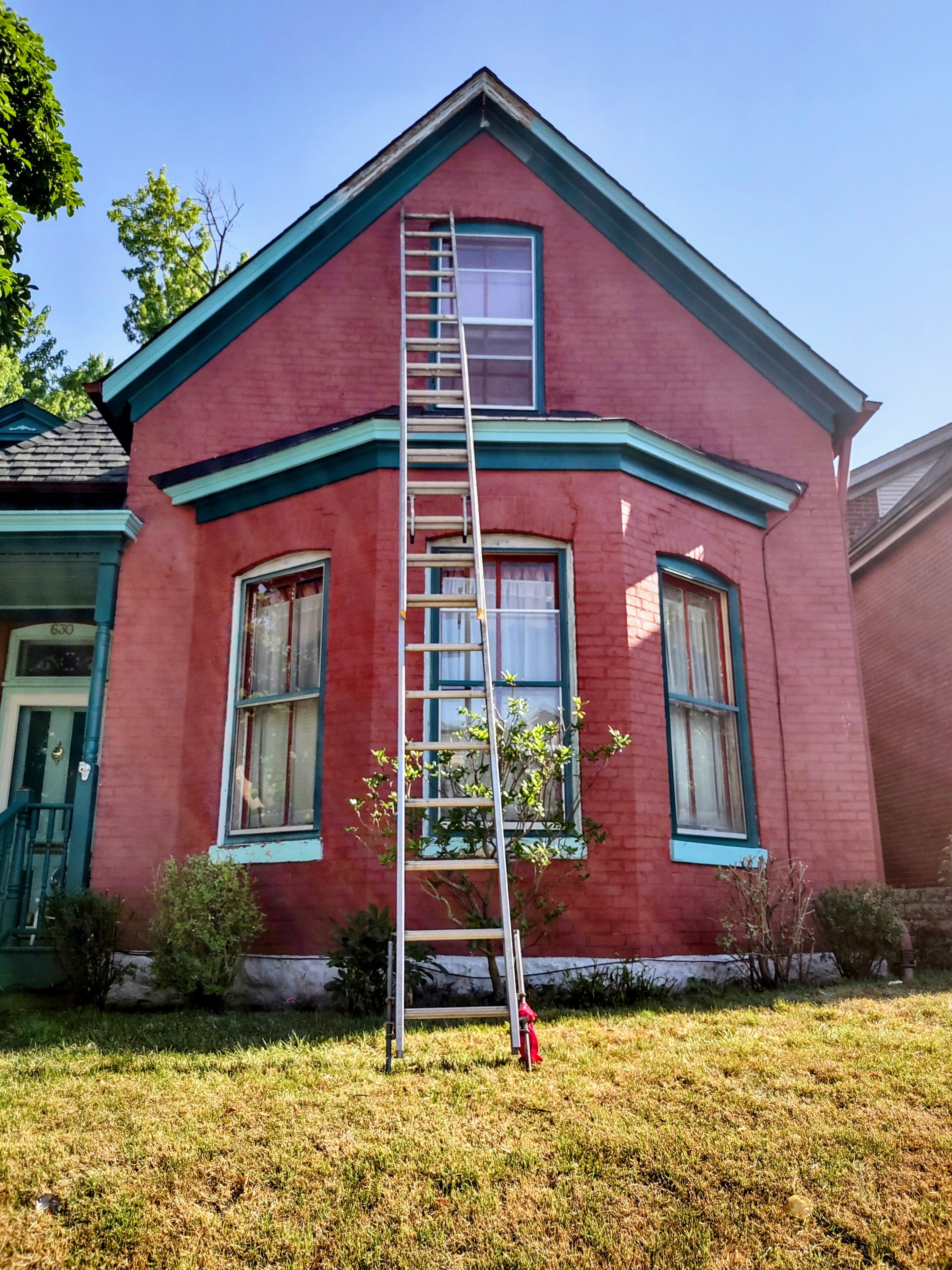 Exterior brick